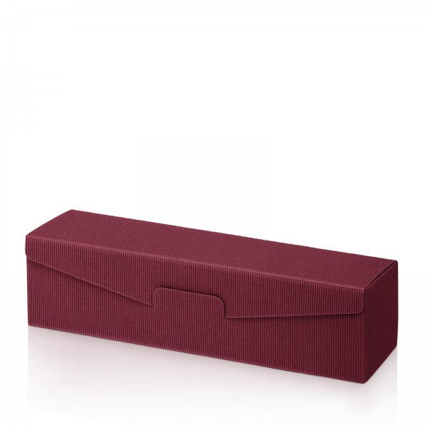 Geschenkkarton Welle bordeaux