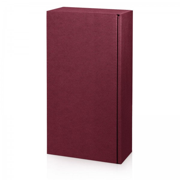 Geschenkkarton Welle bordeaux