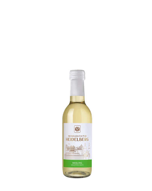 Bild einer Viertel Flasche Riesling Weinmanufaktur Heidelberg