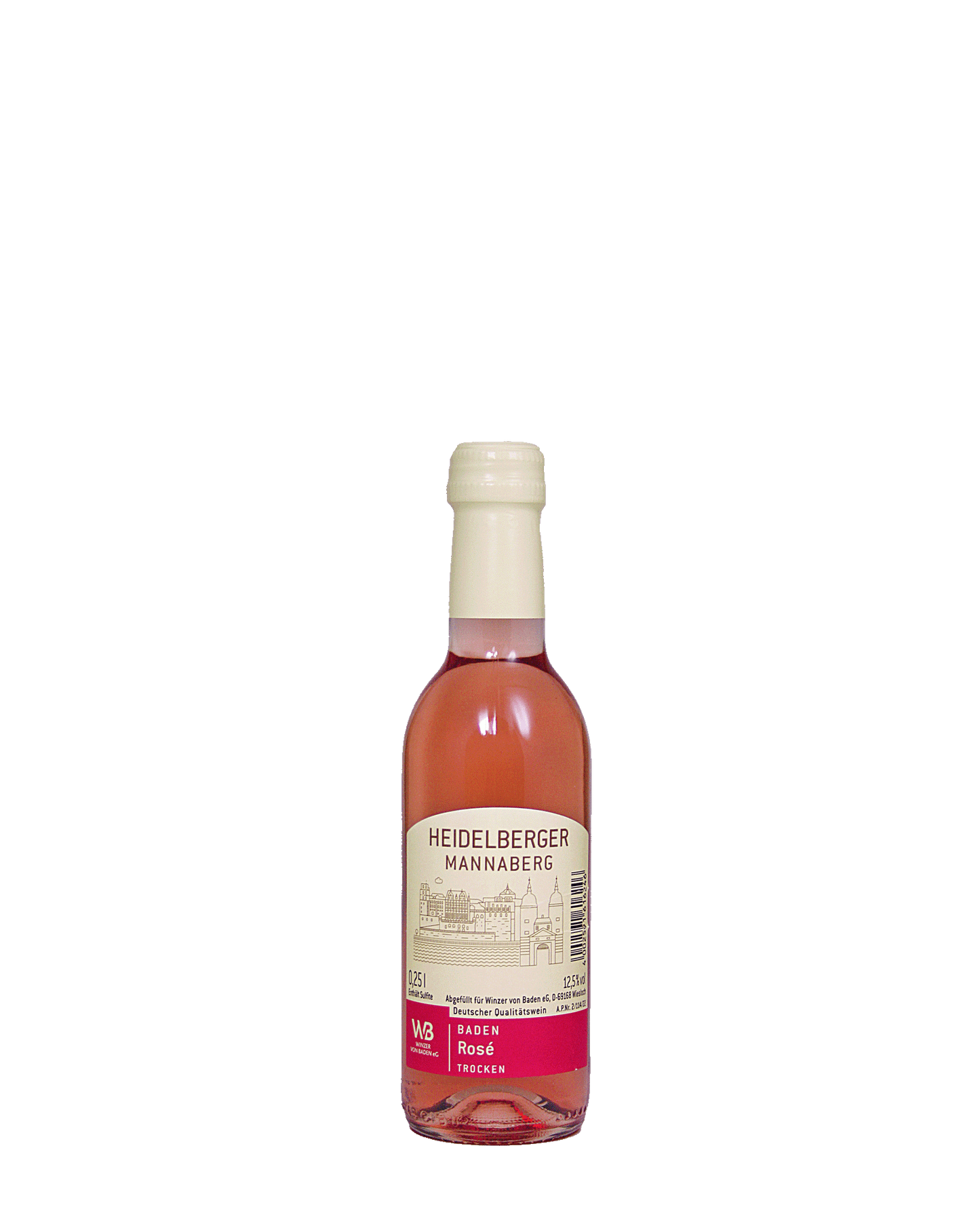 Heidelberger Mannaberg Rosé Weinmini