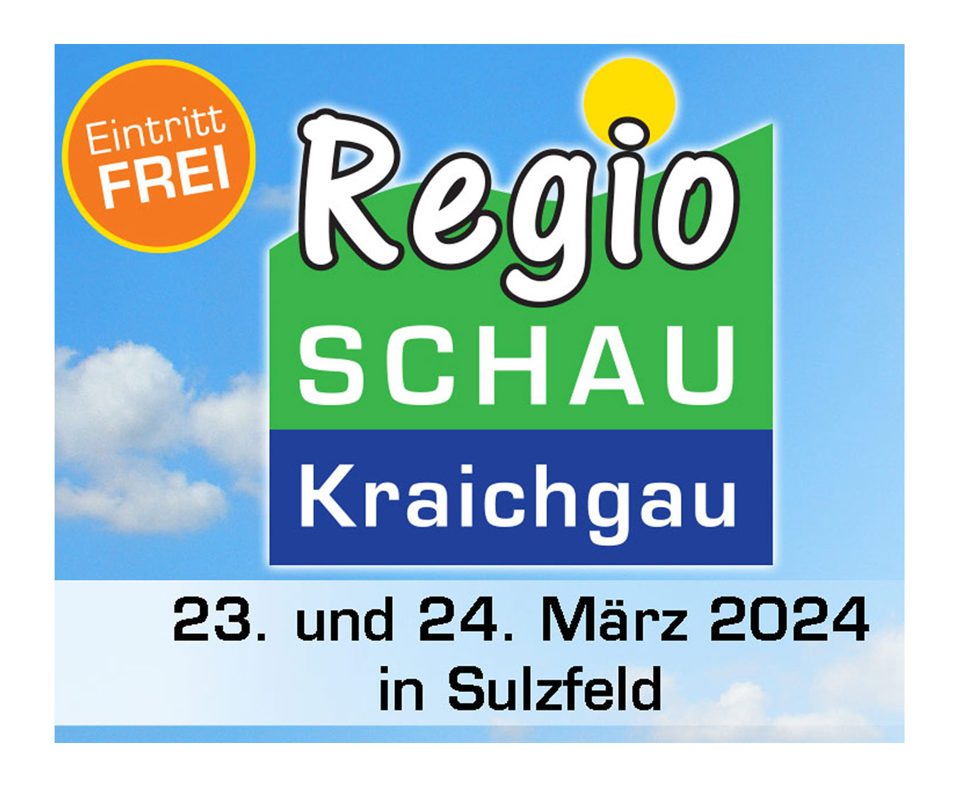 Logo der Regioschau Kraichgau mit Terminangabe