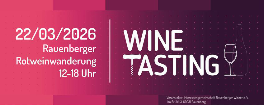 Rotweinwanderung Rauenberg am 22.03.6 von 12-18 Uhr
