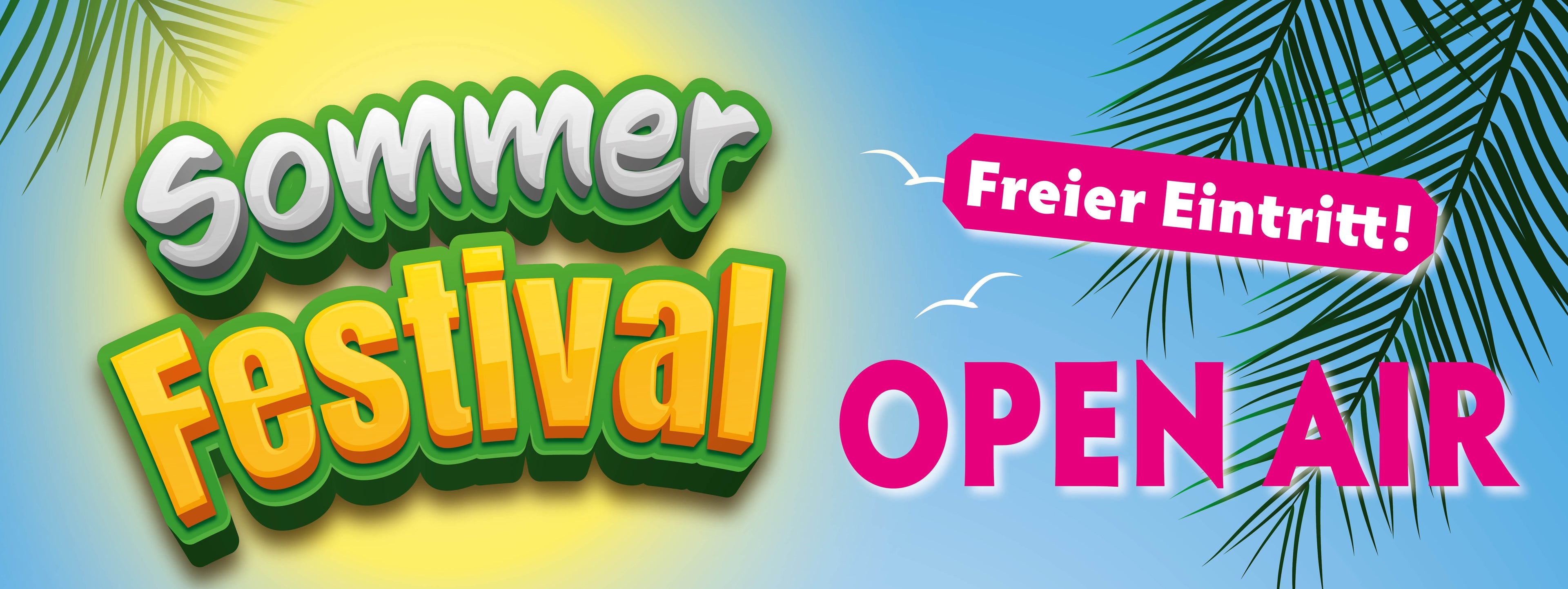 Schriftzug Sommerfestival